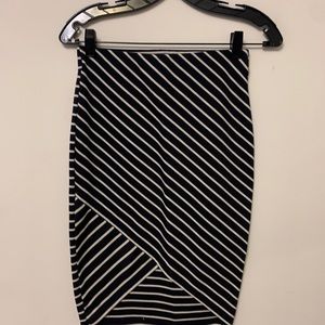 Zara stripped skirt